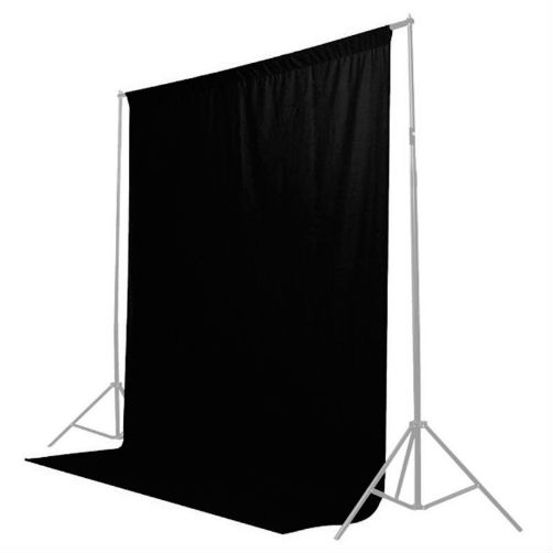 Fond studio photo noir 2 x 3 m