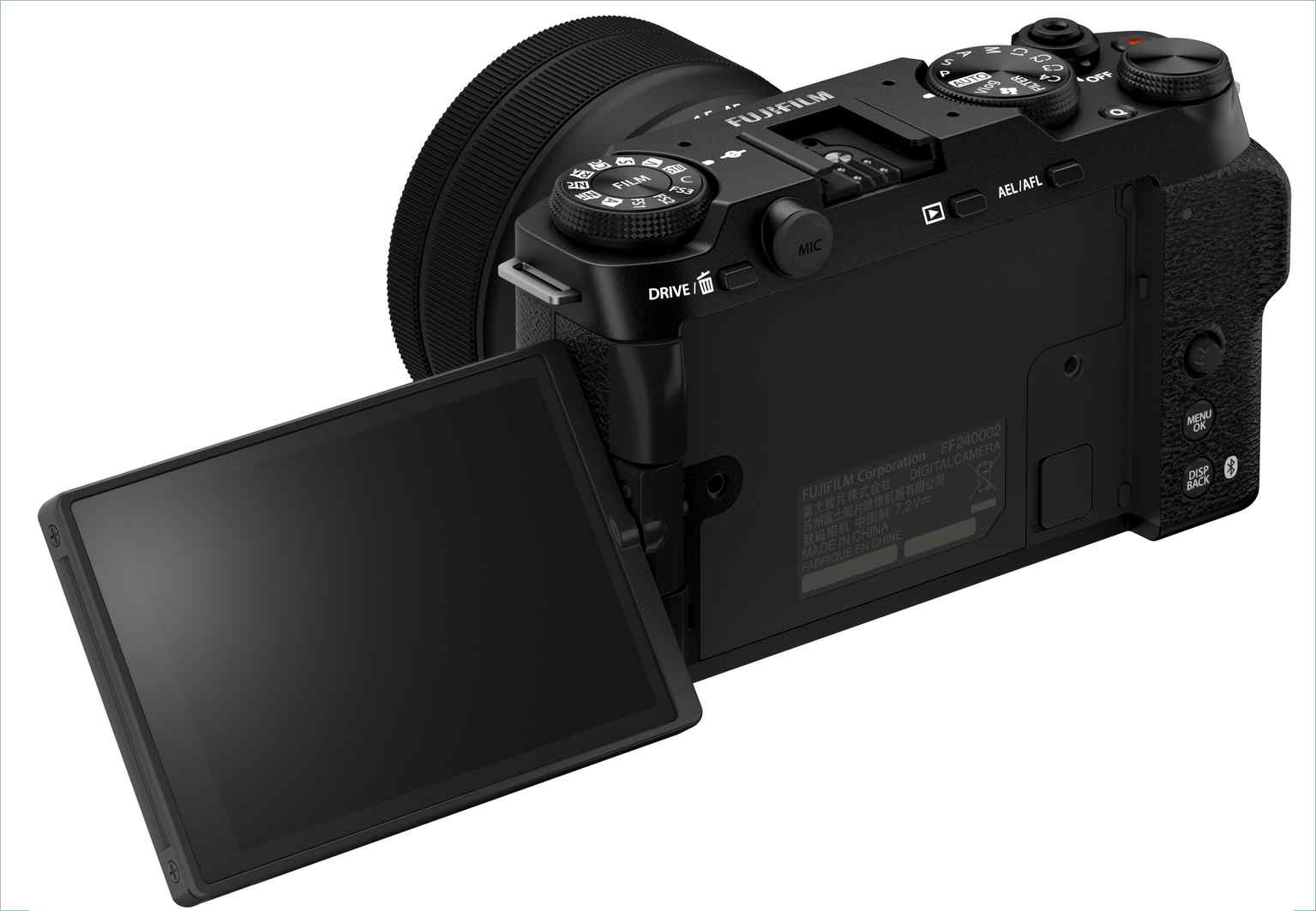 FUJIFILM X-M5 + XC 15-45 MM NOIR Capteur X-Trans CMOS 4 - 26,1MP r&eacute;tro-&eacute;clair&eacute;